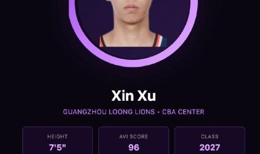 爱游戏体育-希望之星徐昕进入男篮短训营，已收到NBA试训邀请